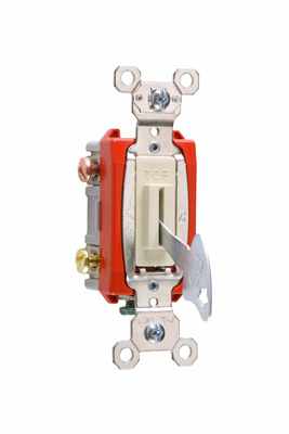 PASS AND SEYMOUR PS20AC3-IL Lock Switch, 120V, 3 Way, Ivory | CH4EDN