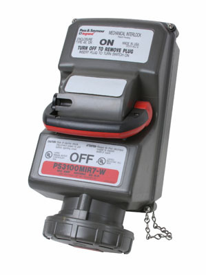 PASS AND SEYMOUR PS3100MIR7-W Non Fusible Mechanical Interlock, 100A, 2 Pole, 3 Wire | CH3YKT