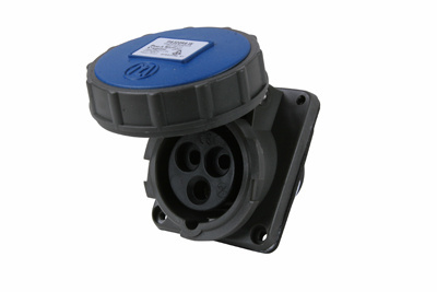 PASS AND SEYMOUR PS320R6-W Pin And Sleeve Receptacle, Watertight, 20A, 250V | CH3ZLY