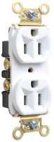 PASS AND SEYMOUR PS5262-W Heavy Duty Duplex Receptacle, Spec Grade, 15A, 125V, White | CH4DTM