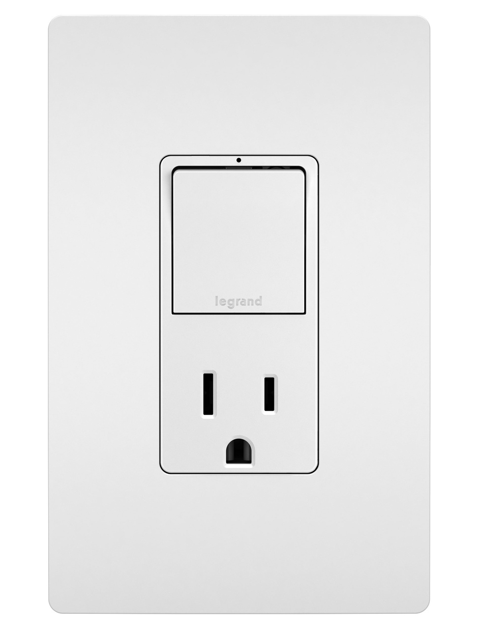 PASS AND SEYMOUR RCD38TRW Combination Switch, Single Pole, 3 Way, With Tamper Resistant Outlet, 15A | CH4JDN