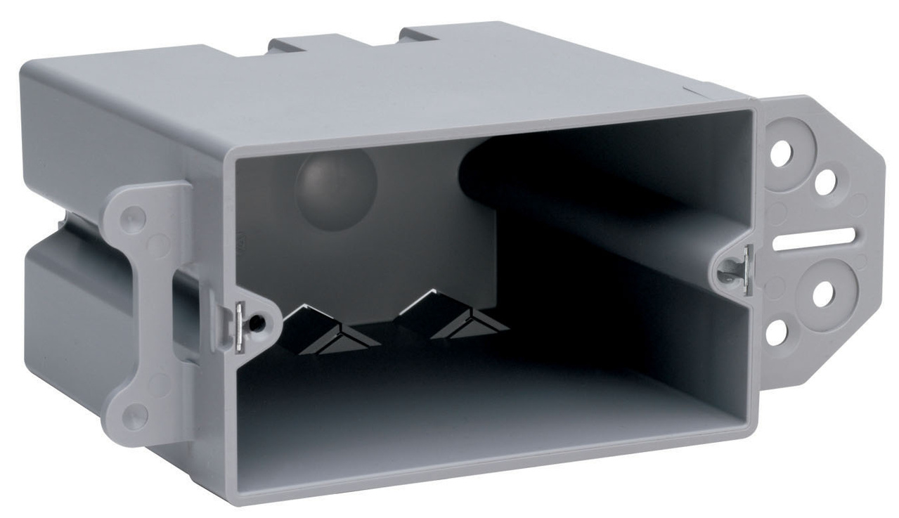 PASS AND SEYMOUR SH1-22-B Steel Stud Bracket Box with Quick Click, 1 Gang | CH4KNW