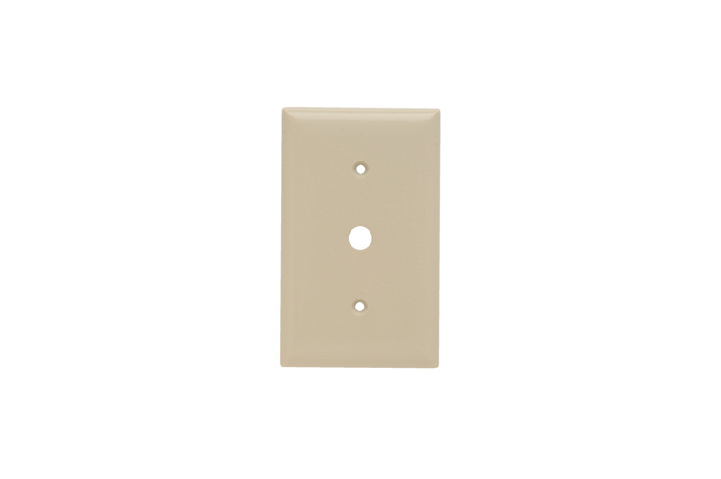 PASS AND SEYMOUR SP12-I Communication Plate, 1 Gang, Ivory | CH4CCE