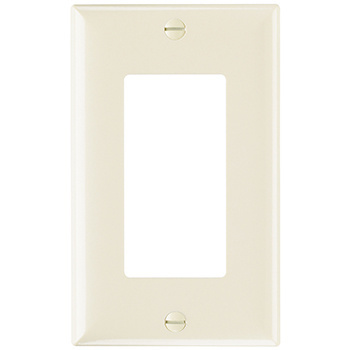 PASS AND SEYMOUR SP262-LA Decorator Opening Wall Plate, 2 Gang, Light Almond | CH4CPF