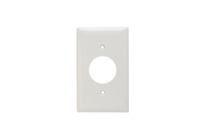 PASS AND SEYMOUR SP7-W Single Receptacle Opening, 1 Gang, White | CH4KAE