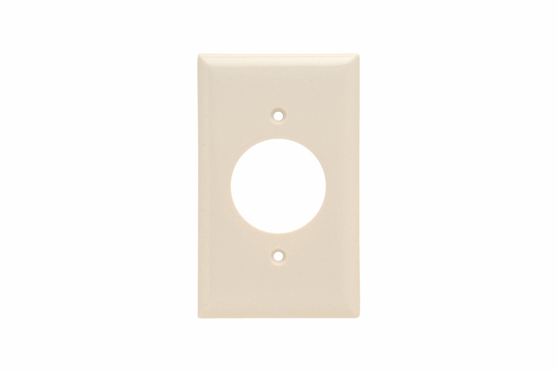 PASS AND SEYMOUR SP720-LA Wall Plate Receptacle Opening, 1 Gang, Light Almond | CH4HQM