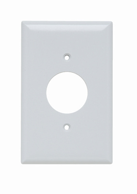 PASS AND SEYMOUR SPJ7-W Single Receptacle Opening, 1 Gang, White | CH4KAF