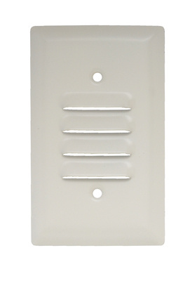 PASS AND SEYMOUR SS771-LA Louver Wall Plate, 1 Gang Vertical, Stainless Steel, Light Almond | CH4ENV
