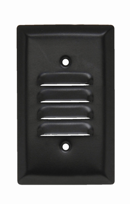 PASS AND SEYMOUR SS771-X Louver Wall Plate, 1 Gang Vertical, Stainless Steel, Brown | CH4ENR