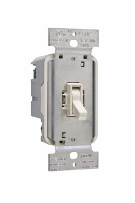 PASS AND SEYMOUR T1003-I Toggle Dimmer, 120V, Ivory | CH4MTB