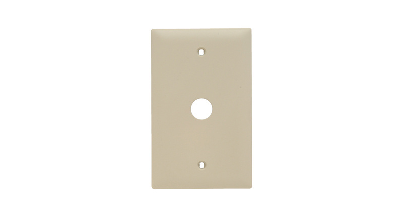 PASS AND SEYMOUR TP60-I Communication Plate, 1 Gang, Ivory | CH4CCH