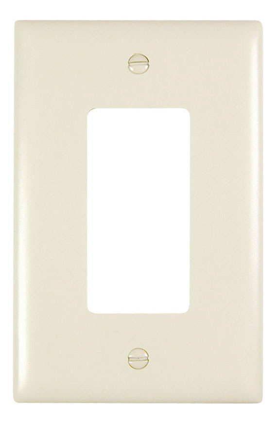 PASS AND SEYMOUR TPJ26 Decorator Opening Wall Plate, 1 Gang, Brown | CH4CKY
