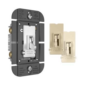PASS AND SEYMOUR TSDLV1103PTC Toggle Slide Dimmer, 1100VA | CH4MGD