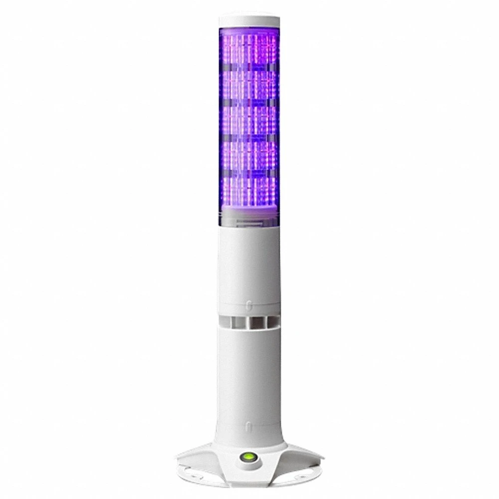 Tower Light Assembly, 5 Tier, Sounder Tier Included, IP54, Direct Wire, 60 mm Overall Dia