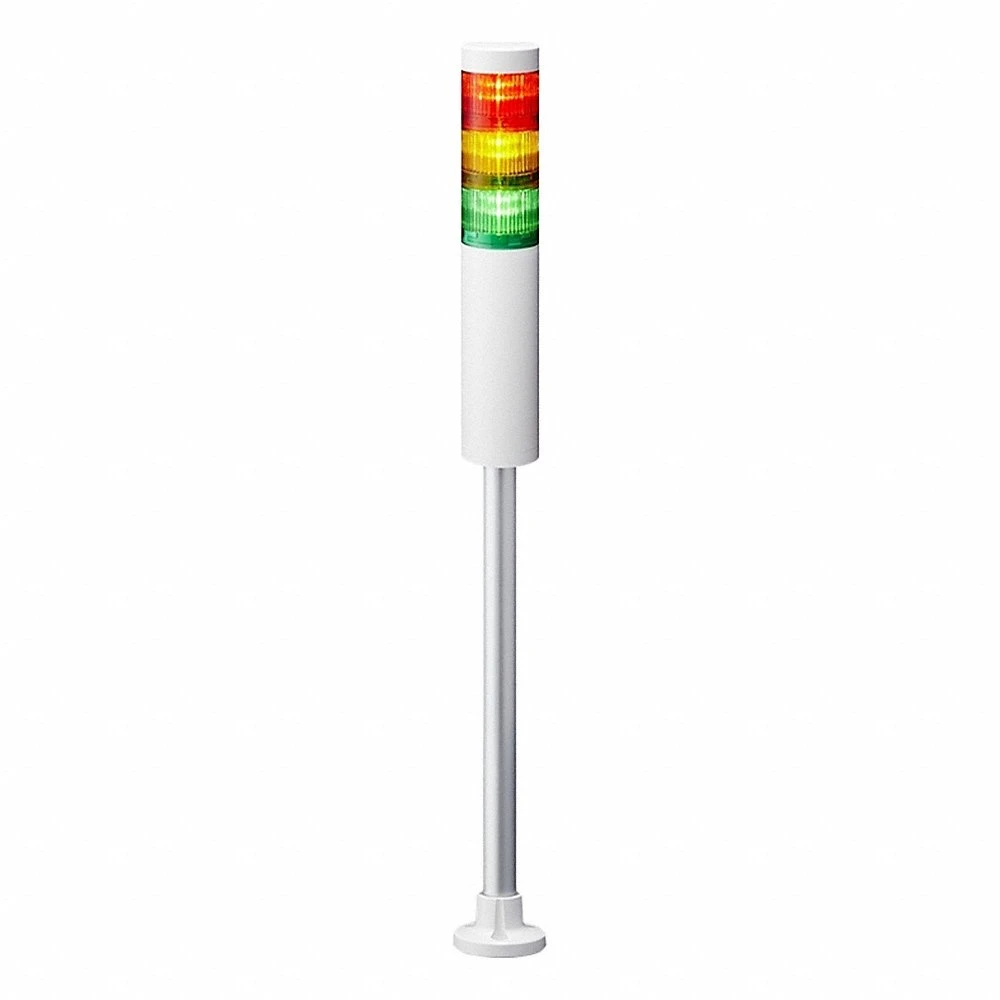 Tower Light Assembly, Amber/Green/Red, Direct Wire, 3 Tier