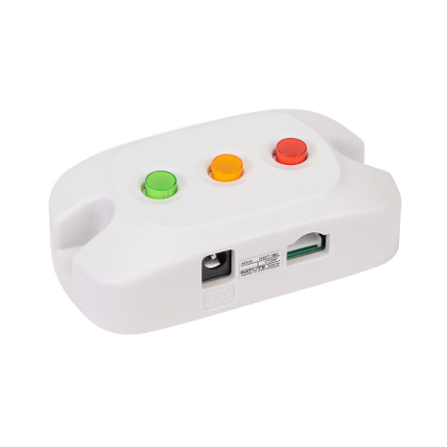 Switch Box, 3-Button, Off-White, Abs Plastic