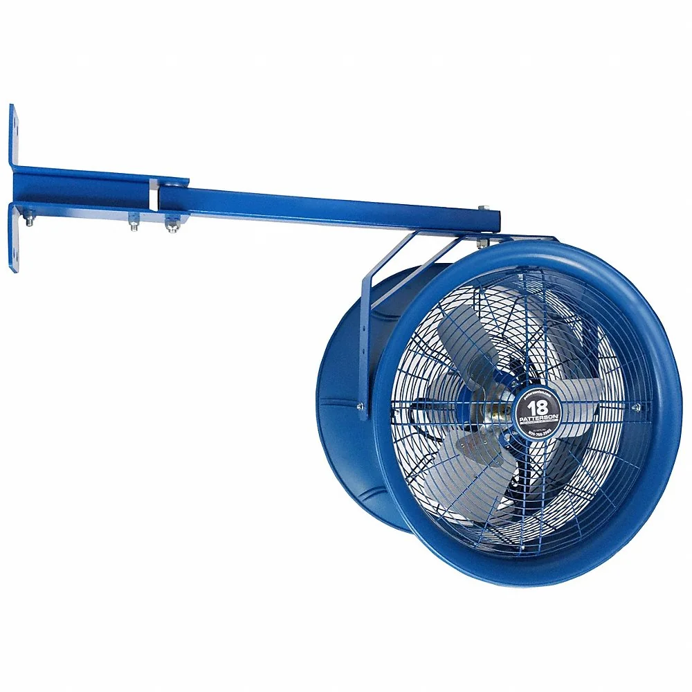 PATTERSON FAN 7J725 High-Velocity Industrial Fan, High-Velocity Industrial Fan, 18 Inch Blade Dia, 3800 cfm | CT7LWP