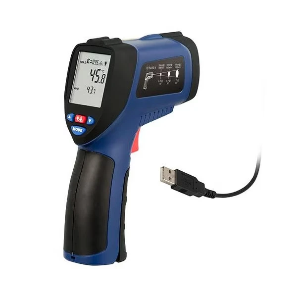 Digital Infrared Thermometer, with USB, -58 to 2102F