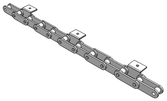 PEER CHAIN 34989 Roller Chain, Heavy Pitch, 10 Feet Length | CL8NGN