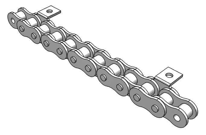 PEER CHAIN 38528 Roller Chain, 60 Pitch, 100 Feet Length | CL8EWK