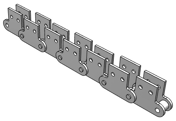 PEER CHAIN 39739 Roller Chain, C2060 Heavy Pitch, 50 Feet Length | CL8NFD