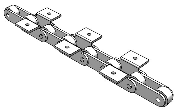 PEER CHAIN 40671 Roller Chain, C2052 Pitch, 50 Feet Length | CL8MGJ