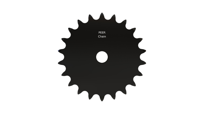 PEER CHAIN 43092 Sprocket, 3/4 Inch Size, Plain Bore, Hardened Teeth, Black Oxide | CL8FDM