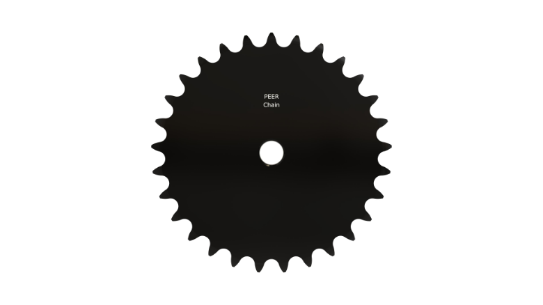 PEER CHAIN 43219 Sprocket, 3/4 Inch Size, Plain Bore, Hardened Teeth, Black Oxide | CL8DRF
