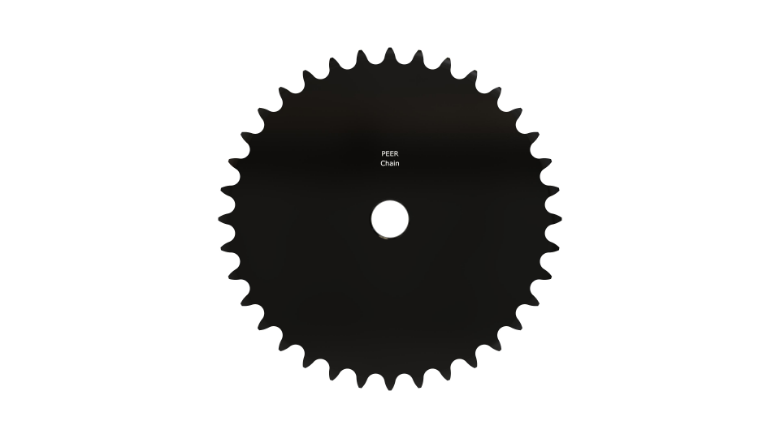 PEER CHAIN 43276 Sprocket, 1 3/16 Inch Size, Plain Bore, Black Oxide | CL8HFK