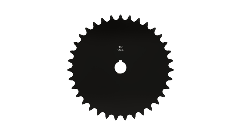 PEER CHAIN 43364 Sprocket, 1-3/16 Inch Size, Finished Bore, Hardened Teeth, Black Oxide | CL7ZXQ