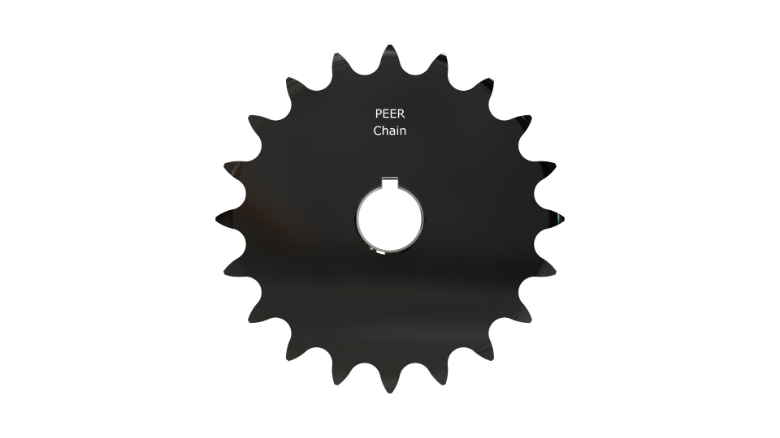 PEER CHAIN 43418 Sprocket, 3/4 Inch Size, Finished Bore, Hardened Teeth, Black Oxide | CL8BKA