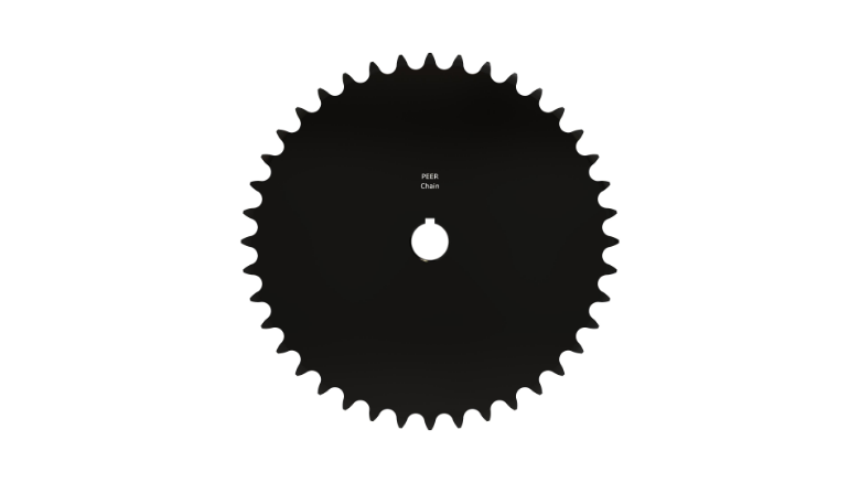 PEER CHAIN 44137 Sprocket, 1-3/4 Inch Size, Finished Bore, Black Oxide | CL8HFU