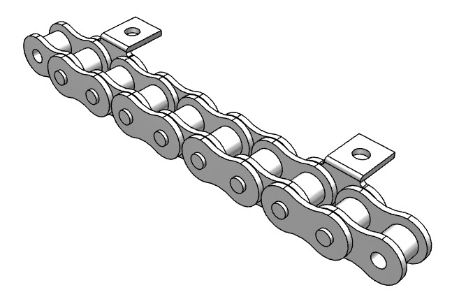 PEER CHAIN 7729 Roller Chain, 50 Pitch, 10 Feet Length | CL8CLQ