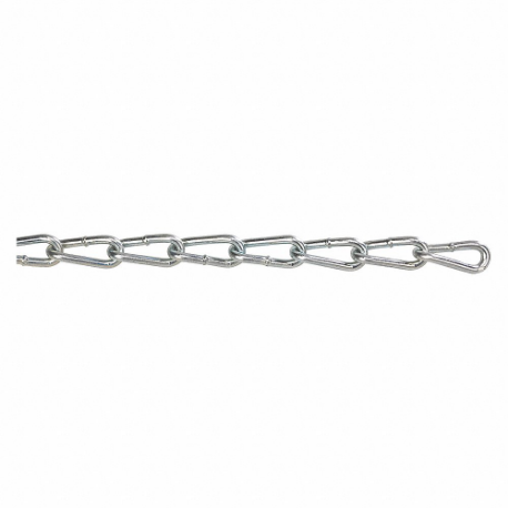 PEERLESS 6010232 Chain, Carbon Steel, 2 Inch Trade Size, 325 lb, Zinc Plated, 100 ft Length | CT7PCC 48RR37