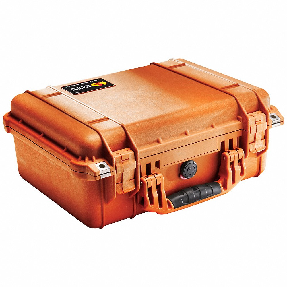 Case, 16 Inch Lx13 Inch Wx6-7/8 Inch D, Orange