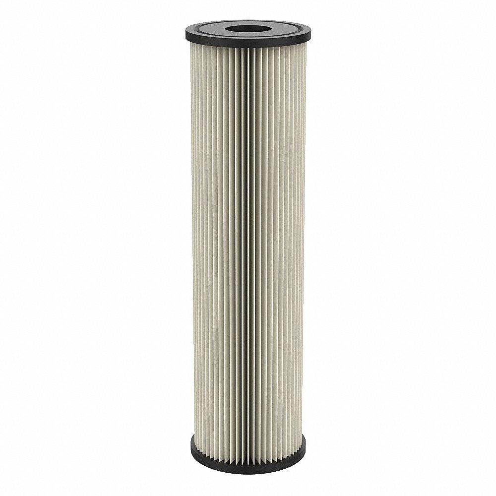 PENTEK 155001-75 Filter Cartridge, Pleated, 10 gpm, 20 micron, 9 3/4 Inch Height | CJ2ELF 53DP12