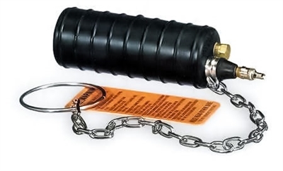 PETERSEN PRODUCTS 130-203-07 Pipe Plug, Inflatable, Muni Style, 3 Inch Diameter, 1/2 Inch FNPT Bypass Size | CF2YYA