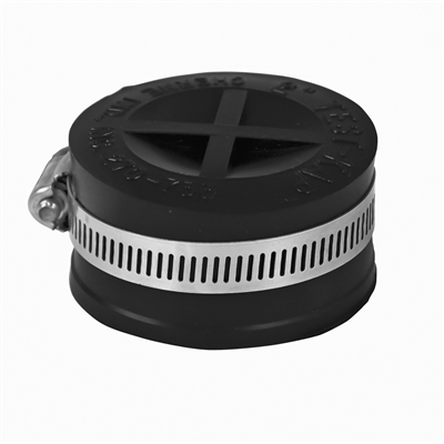 PETERSEN PRODUCTS 142-9402 Test Cap, Hose Clamp Style, 2 Inch Pipe Size | CF2ZVQ