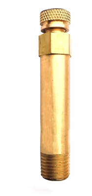 PETERSEN PRODUCTS 310-100-XL Temperature Pressure Plug, 1/4 Inch MNPT, 3 Inch Length, Neoprene Seal | CF3CEF