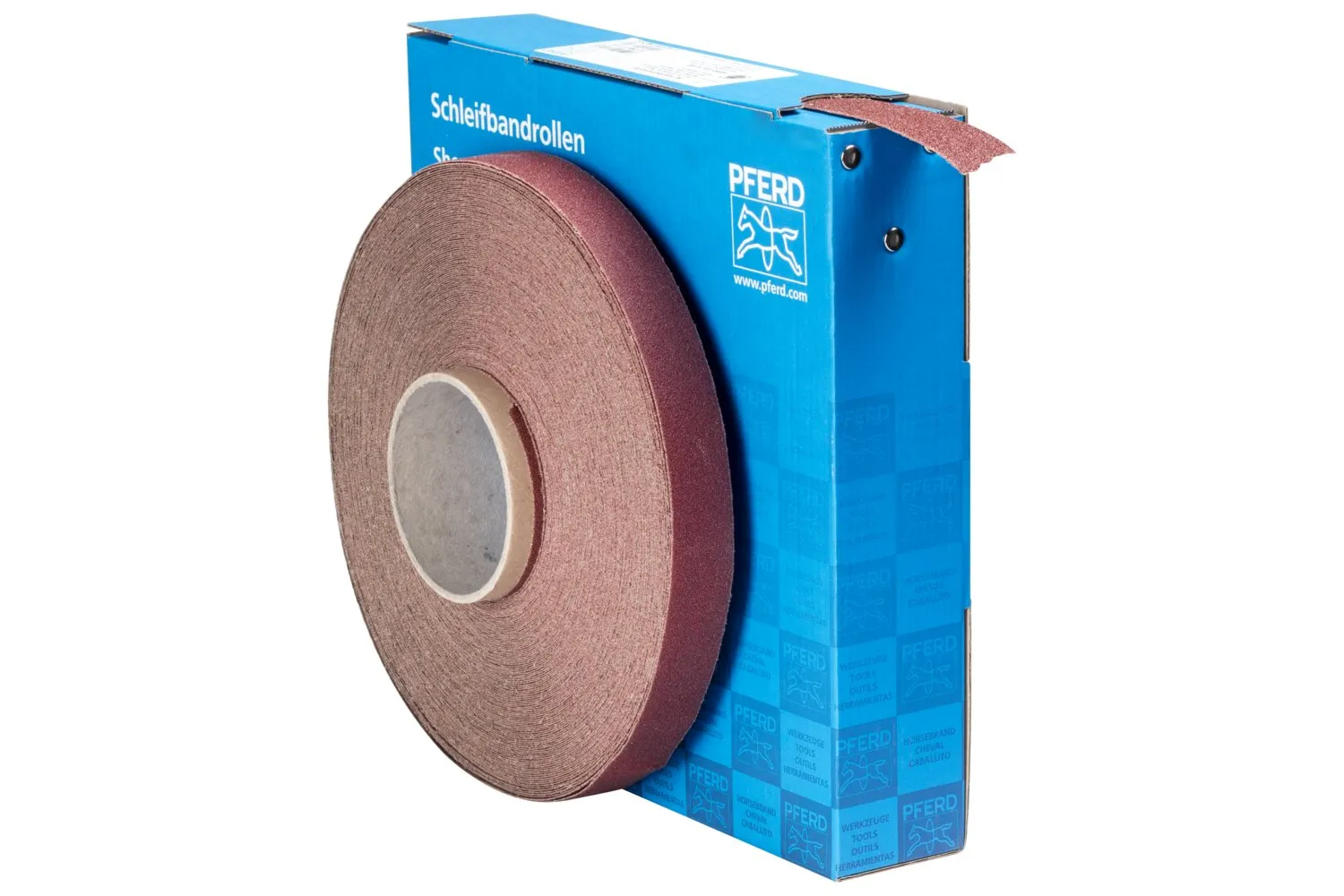 PFERD 47116 1 Inch Shop Roll, Resin/Resin Heavy Duty, 50 Yard Roll, Aluminum Oxide, 60 Grit | CY6VYG