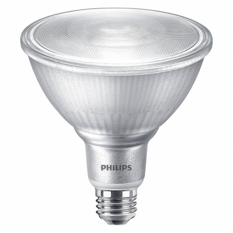 PHILIPS 529644 LED Bulb, PAR38, Medium Screw, 12 W Watts, 900 lm, LED, Medium Screw, Clear, Glass | CT7RMW 56LX04