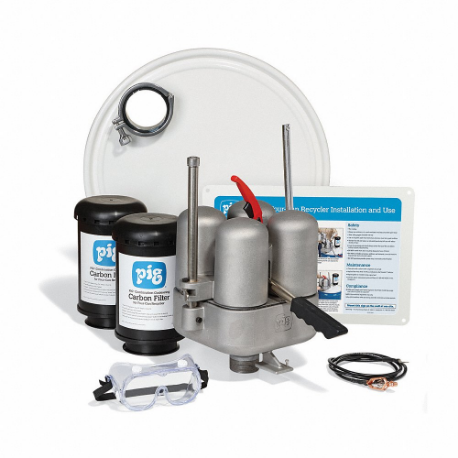 PIG DRM4000 Aerosol Can Recycling System, 4 Aerosol Recycling Can Capacity | CT7TVM 793RC2