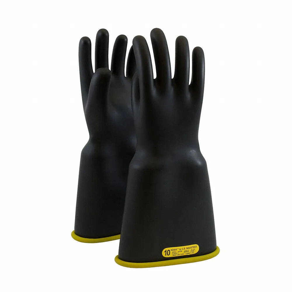 PIP 154-2-18/8 Electrical Safety Leather Cover Gloves, 8 Inch Size, Pair | CL8VQC