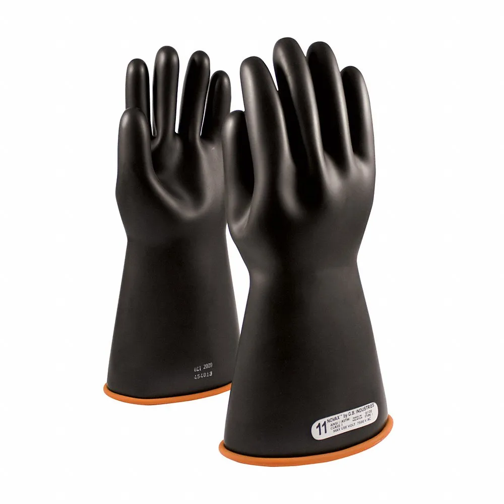 PIP 155-1-14/7 Electrical Safety Leather Cover Gloves, 7 Inch Size, Pair | CL8VRT