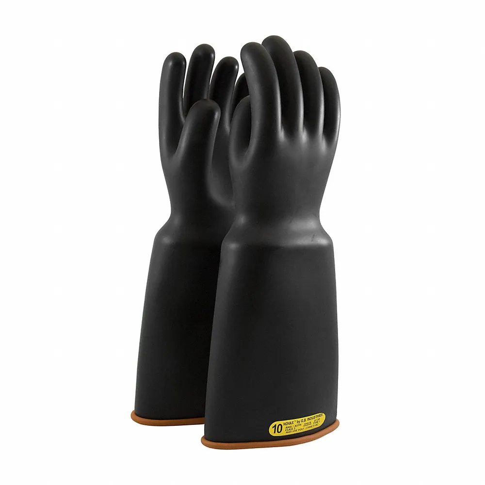 PIP 159-2-18/10 Electrical Safety Leather Cover Gloves, 10.5 Inch Size, Pair | CL8VWY