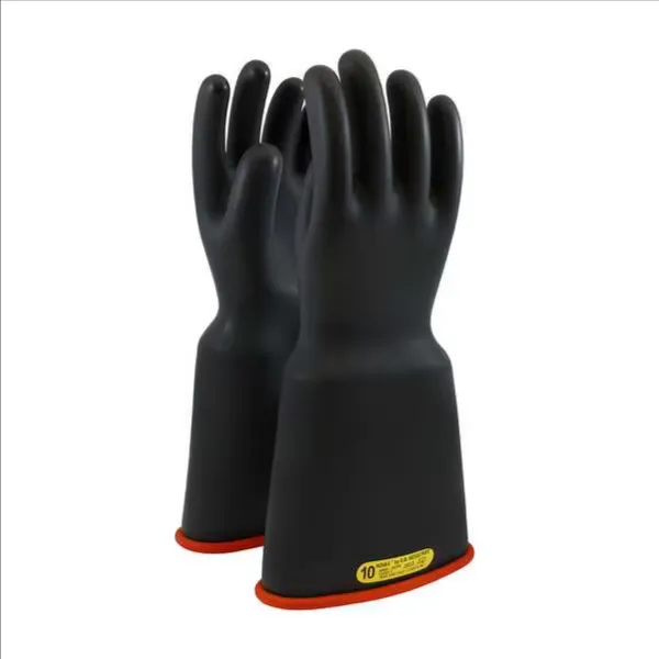 PIP 161-2-16/9 Electrical Safety Leather Cover Gloves, 9 Inch Size, Pair | CL8WNU