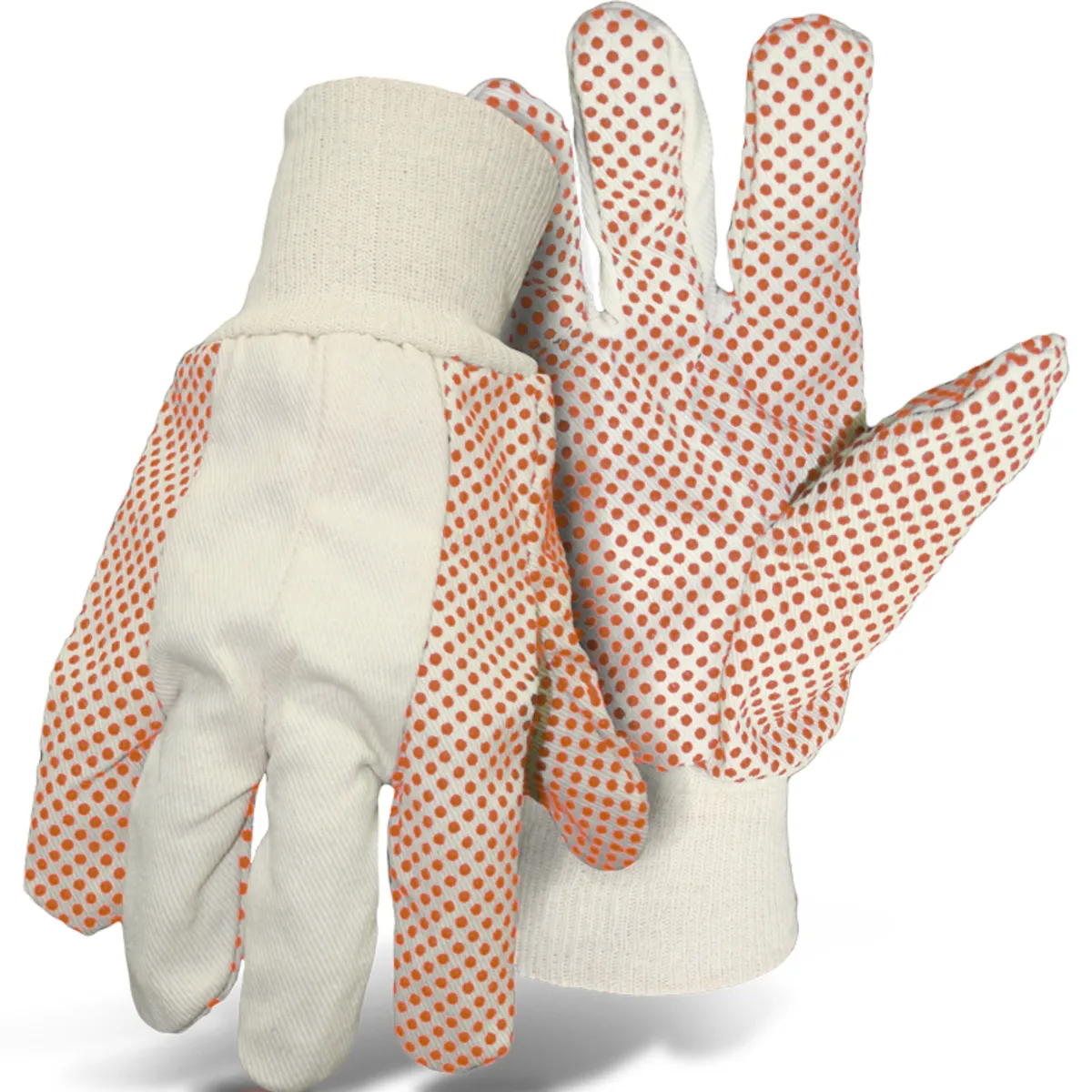 PIP 1JP5504 Hand Protection Fabric Work Gloves, L, White, Pair | CL8XKK