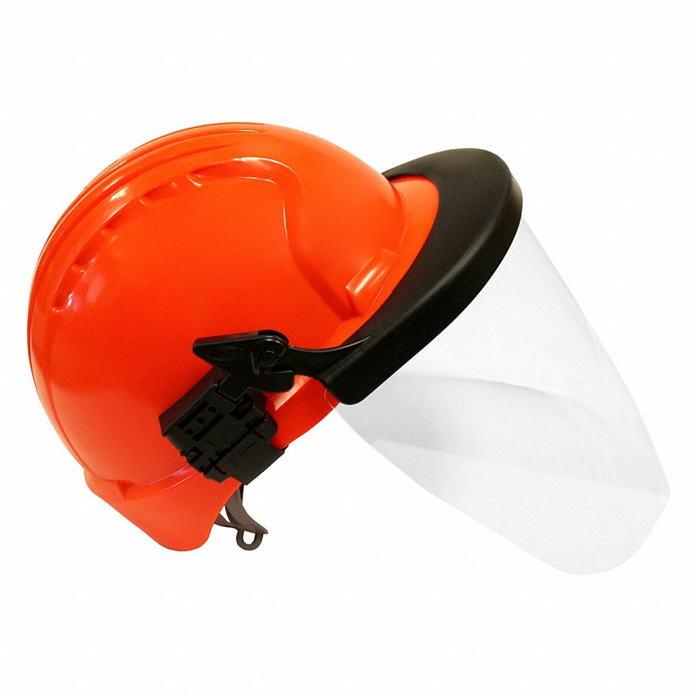 PIP 251-01-6201 Head Protection Hard Hat Safety Visor, OS, Clear, Each | CL8ZDA