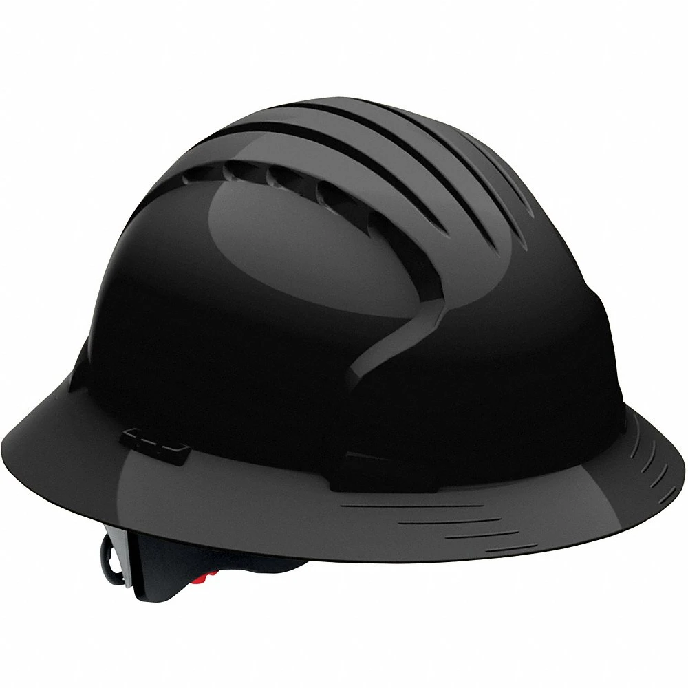 Hard Hat, Black, No Graphics, Ratchet, Ratchet, HDPE, Basic Colors, JSP, Ratchet