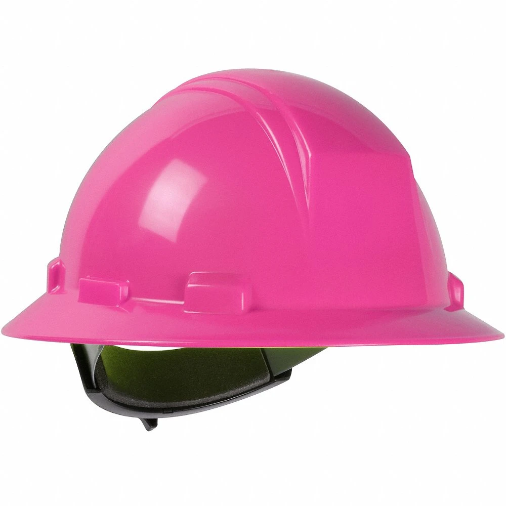 Hard Hat, Pink, No Graphics, Ratchet, Ratchet, HDPE, Basic Colors, Dynamic